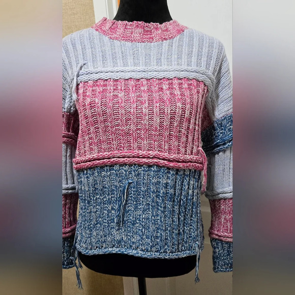 EASEL Comfy Colorblock Sweater #397-402 - Picture 10 of 11